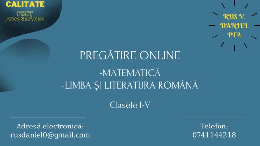 MEDITAȚII CLASELE I-V