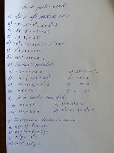 Ore de matematica