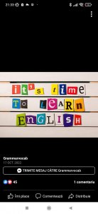 Meditații la limba engleză.