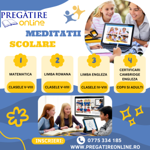 Meditatii matematica, romana si engleza