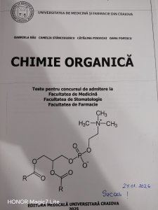 Asistent universitar -meditatii chimie organica BAC, concursuri scolare, admitere medicina